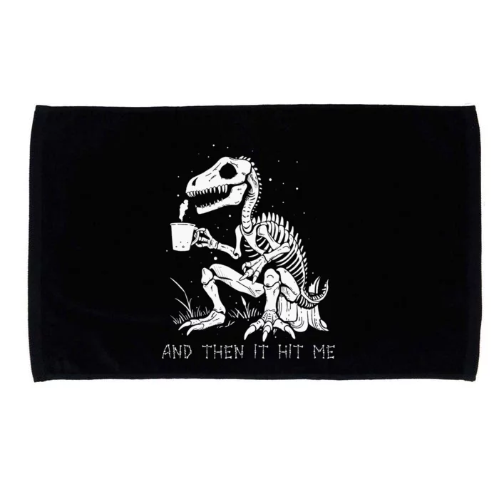 Funny Dinosaur Skeleton Costume Goth Halloween Microfiber Hand Towel