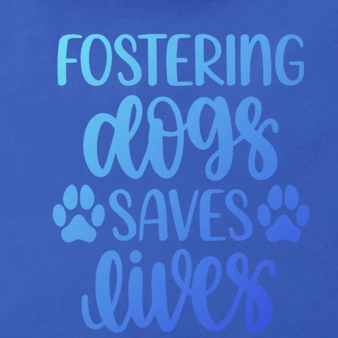 Fostering Dogs Saves Lives Great Gift Zip Tote Bag