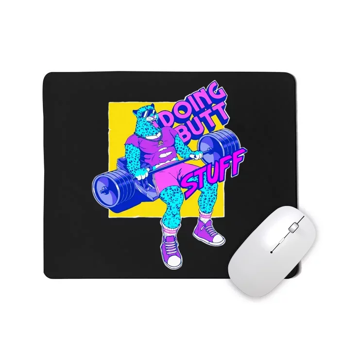 Funny Doing Stuff Workout Bodybuilding Fitness Gym Muscle Mousepad