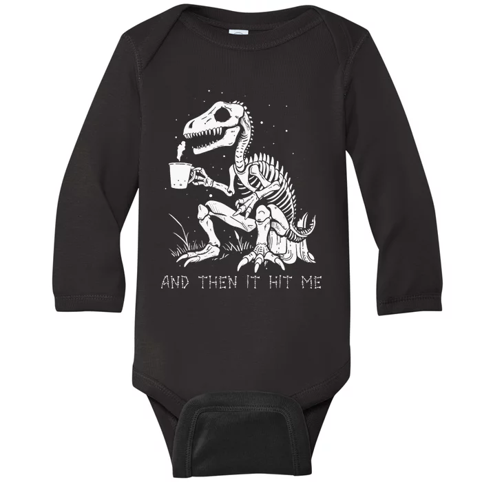 Funny Dinosaur Skeleton Costume Goth Women Halloween Baby Long Sleeve Bodysuit