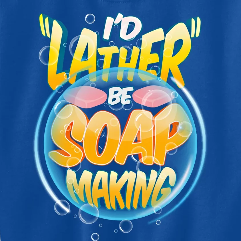 Funny Diy Soap Making Homemade Soap Maker Pun Gift Kids Sweatshirt