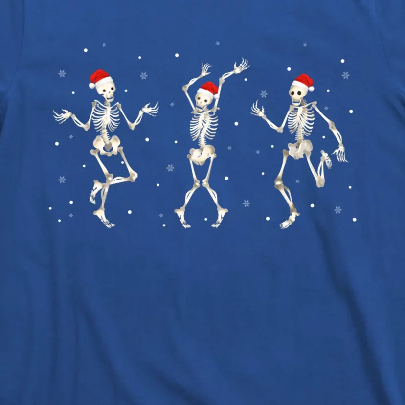 Funny Dancing Skeletons Christmas Pajama Xmas Holiday Party Gift T-Shirt