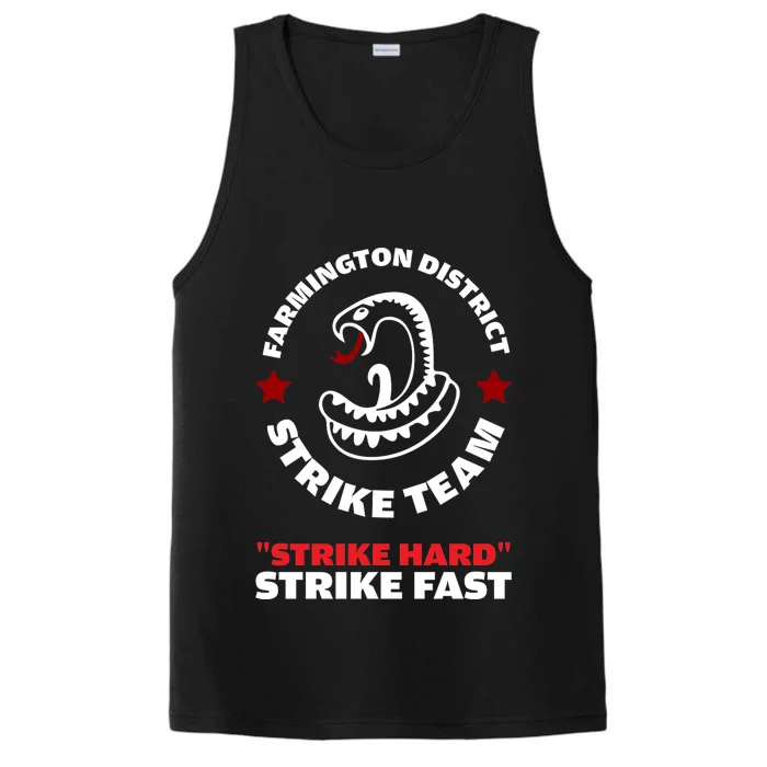 Farmington District Strike Team Strike Hard Strike Fast Performance Tank