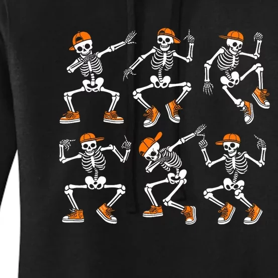 Funny Dancing Skeletons Halloween Skeleton Dance Halloween Women's Pullover Hoodie