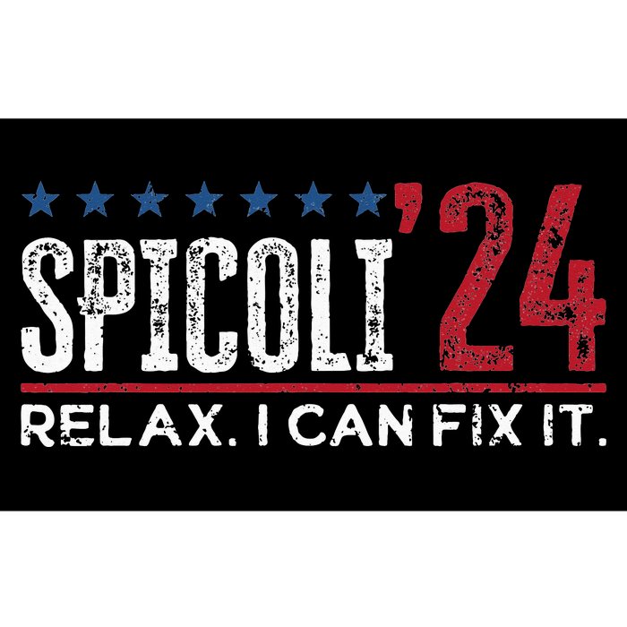 Funny Distressed Spicoli 24 Spicoli 2024 relax I can fix it Bumper Sticker