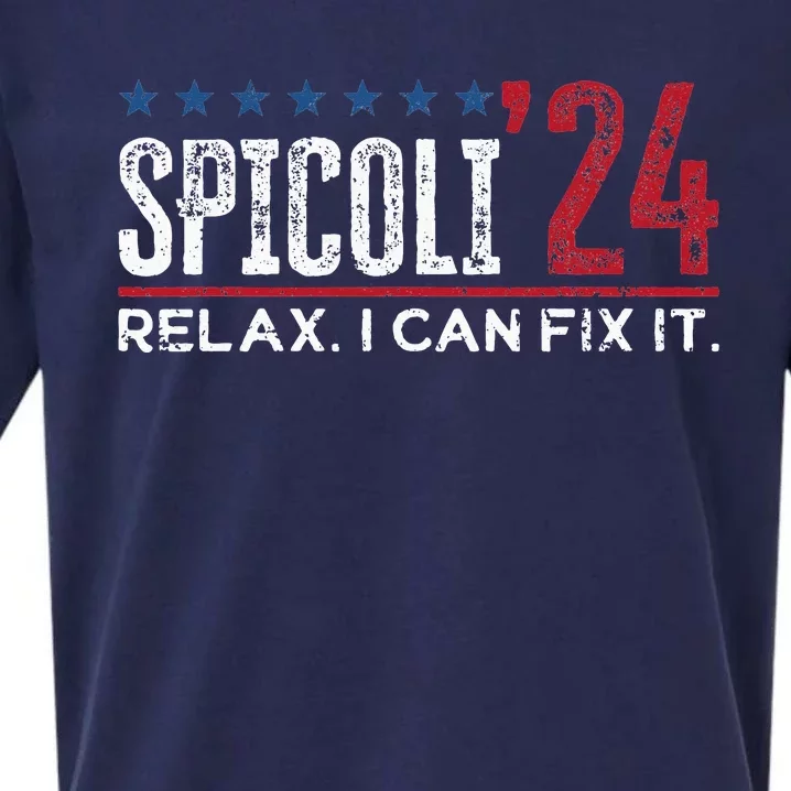 Funny Distressed Spicoli 24 Spicoli 2024 relax I can fix it Sueded Cloud Jersey T-Shirt