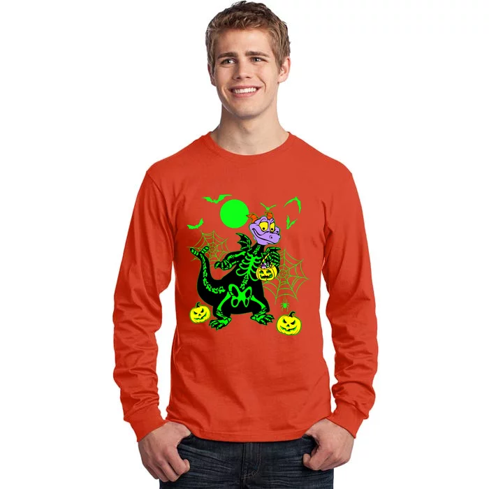 Figment Dragon Skeleton Halloween Trick Or Treat Figment Dragon Hallow Tall Long Sleeve T-Shirt