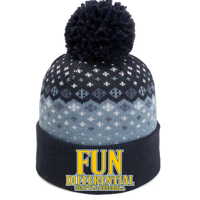 Fun Differential Seattle Baseball The Baniff Cuffed Pom Beanie