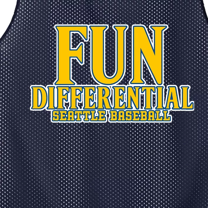 Fun Differential Seattle Baseball Mesh Reversible Basketball Jersey Tank