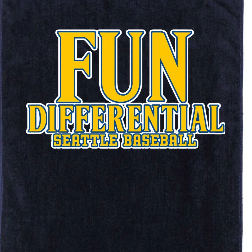 Fun Differential Seattle Baseball Platinum Collection Golf Towel