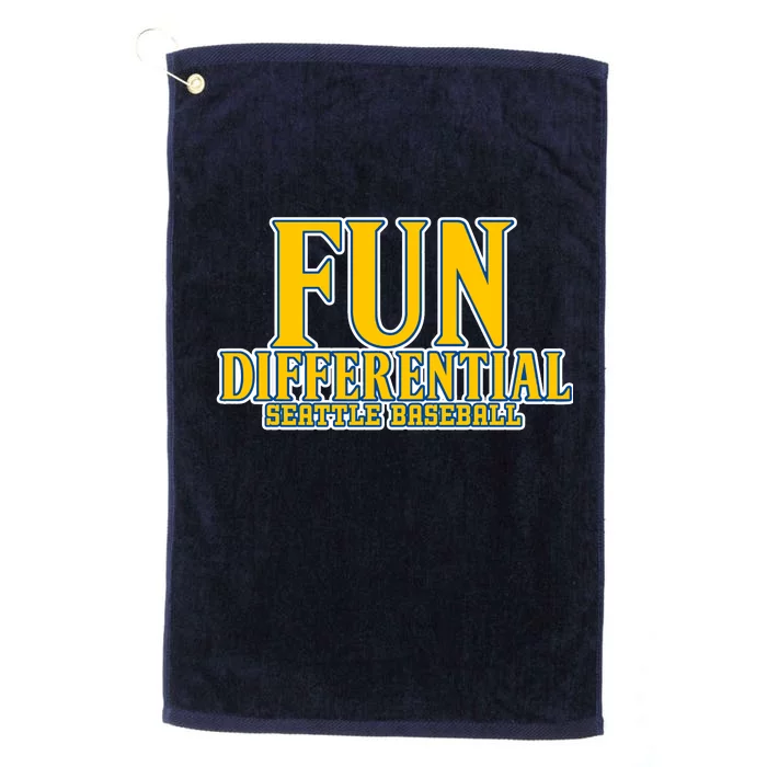 Fun Differential Seattle Baseball Platinum Collection Golf Towel