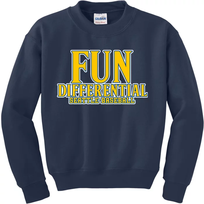 Fun Differential Seattle Baseball Kids Sweatshirt