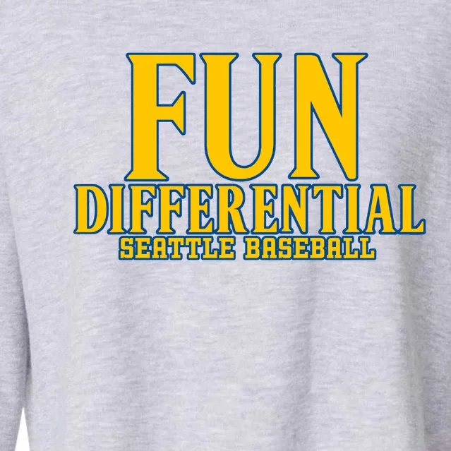 Fun Differential Seattle Baseball Cropped Pullover Crew