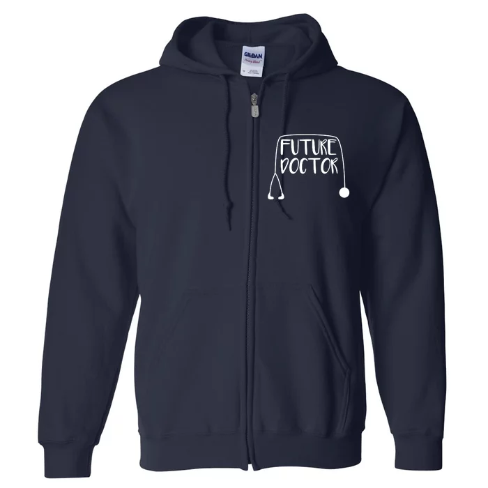 Future Doctor Soon To Be Top Full Zip Hoodie