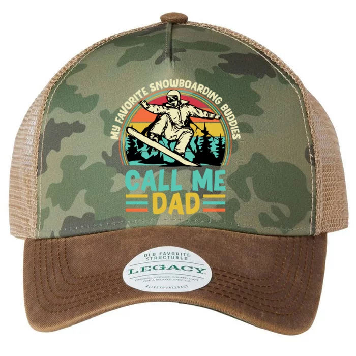 Funny Dad Snowboarding Adventure FatherS Day Celebration Gift Legacy Tie Dye Trucker Hat