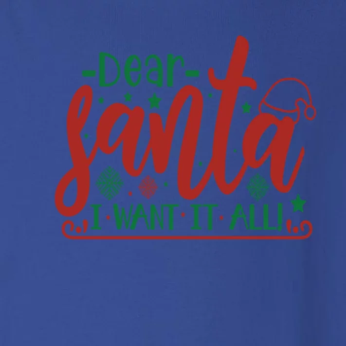 Funny Dear Santa I Want It Sarcastic Christmas Sweater Xmas Gift Toddler Long Sleeve Shirt