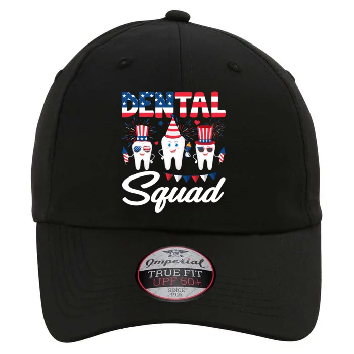 Funny Dental Squad Dental Hygienists Usa Flag 4th Of July Cool Gift The Original Performance Cap