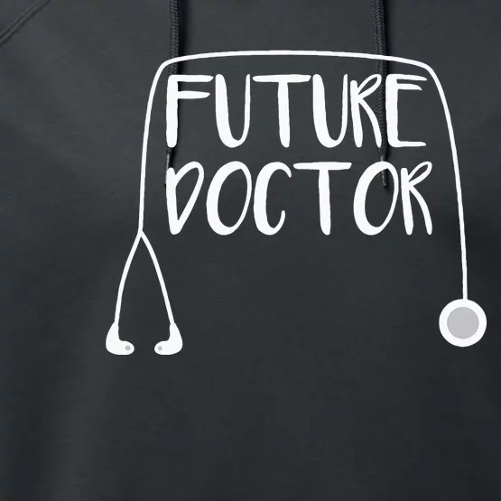 Future Doctor Soon to be Top Performance Fleece Hoodie