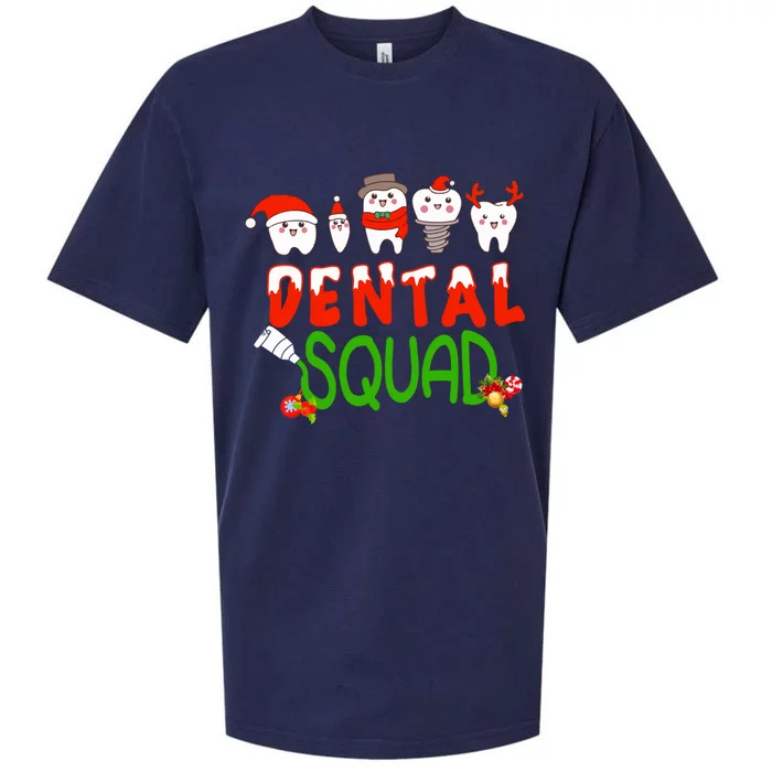 Funny Dental Squad Tooth Christmas Meaningful Gift Dental Assistant Gift Sueded Cloud Jersey T-Shirt