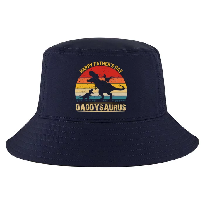 FatherS Day Special Adorable And Fun Daddysaurus Design Funny Gift Cool Comfort Performance Bucket Hat