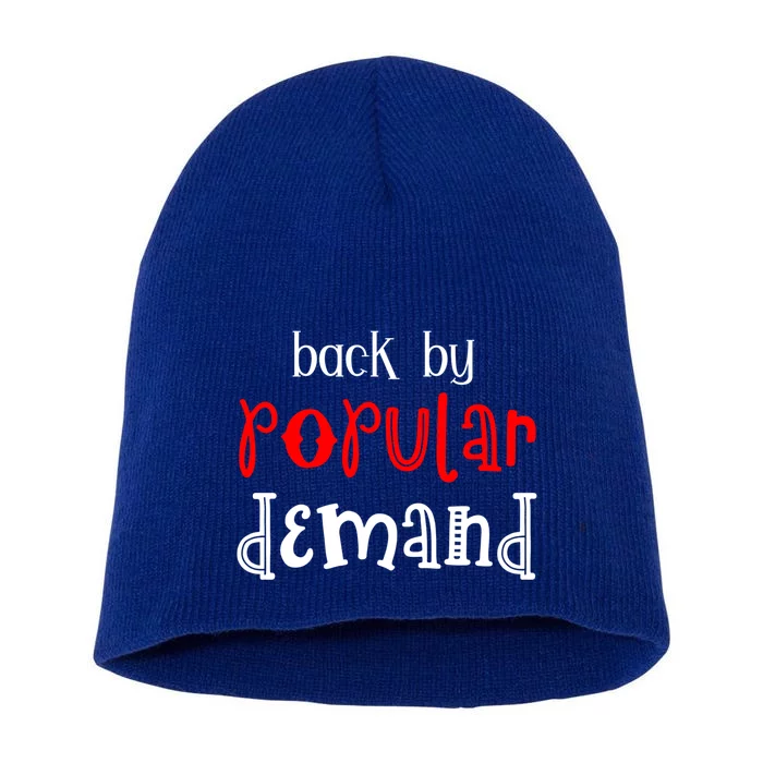 First Day School Funny Back By Popular Ded Quote Gift Short Acrylic Beanie