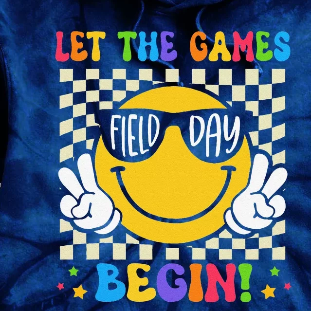 Field Day Shirts Let The Games Begin Teacher Tie Dye Hoodie