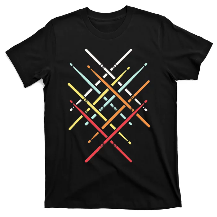 Funny Drum Stick Gift For Drummer Drum Player T-Shirt