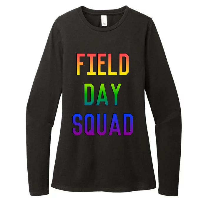 Field Day Squad Funny Gift Womens CVC Long Sleeve Shirt