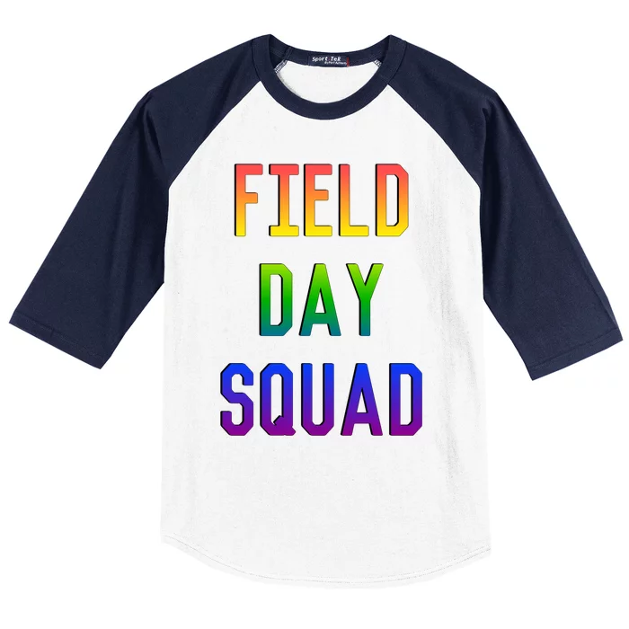 Field Day Squad Funny Gift Baseball Sleeve Shirt