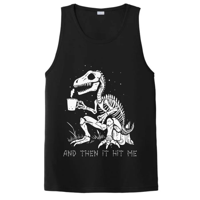 Funny Dinosaur Skeleton Costume Goth Performance Tank