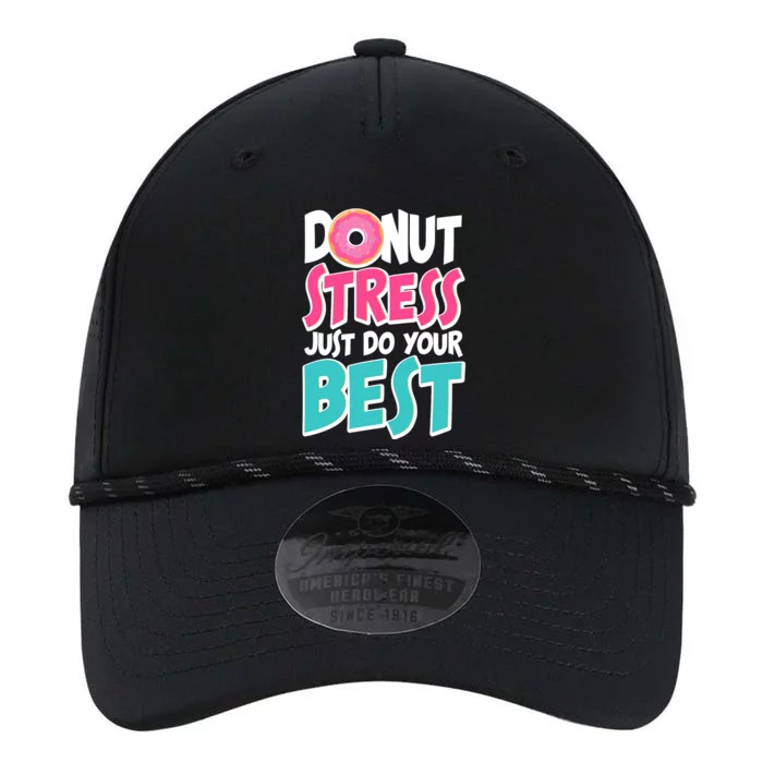 Funny Donut Stress Just Do Your Best School Testing Performance The Dyno Cap