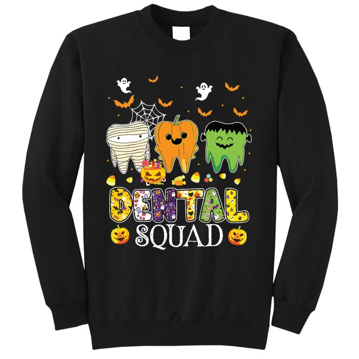 Funny Dental Squad Costume Denstist Halloween Tall Sweatshirt