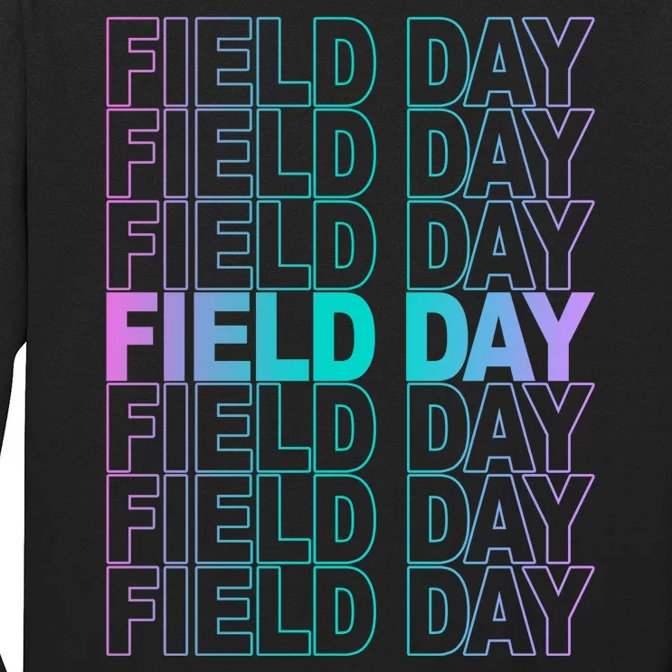 Field Day School Neon Retro Long Sleeve Shirt