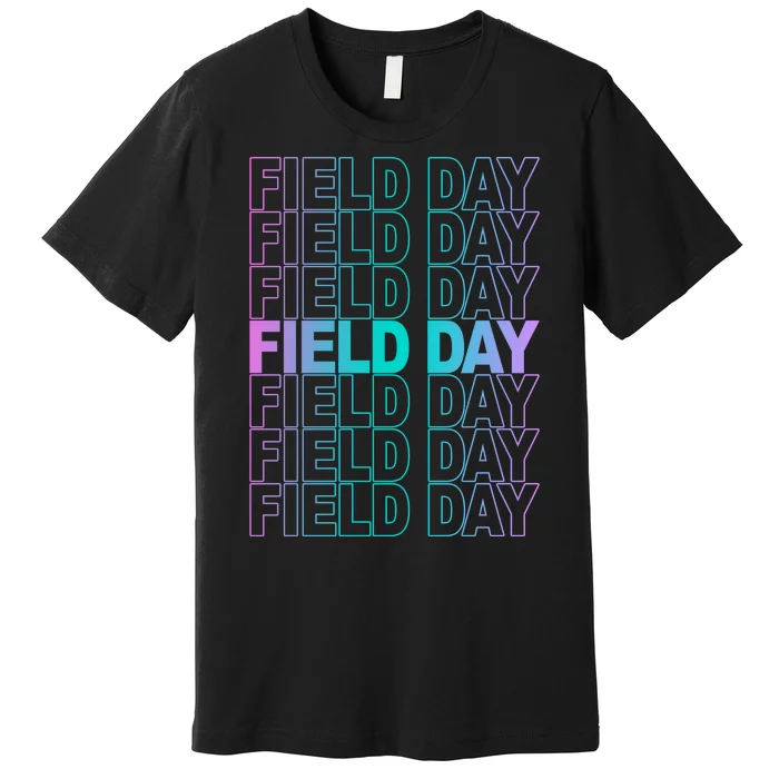 Field Day School Neon Retro Premium T-Shirt