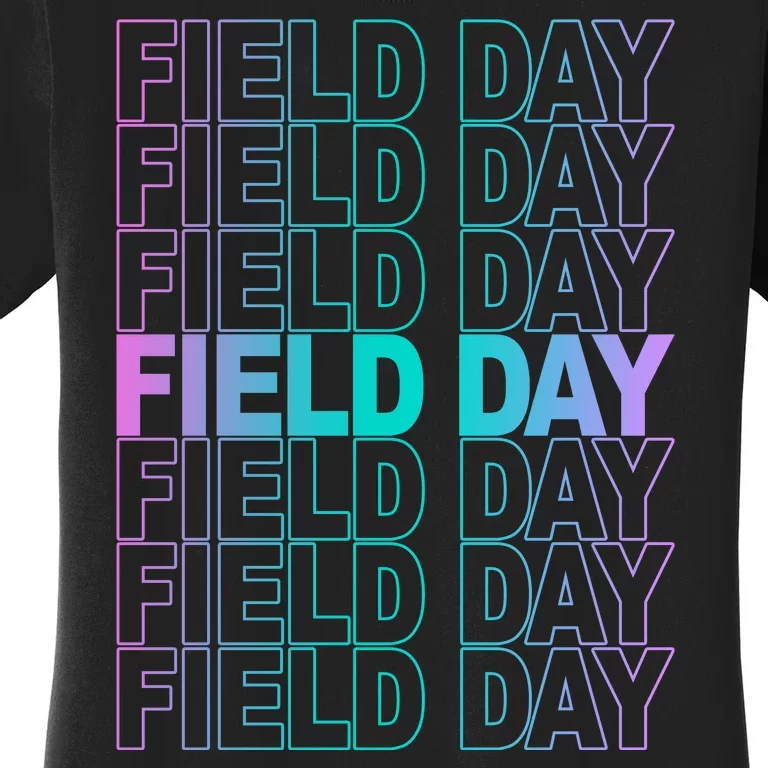 Field Day School Neon Retro Women's T-Shirt