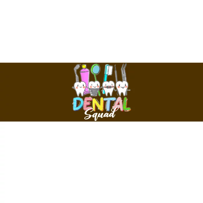 Funny Dental Squad Bunny Teeth Dentist Happy Easter Day Bumper Sticker