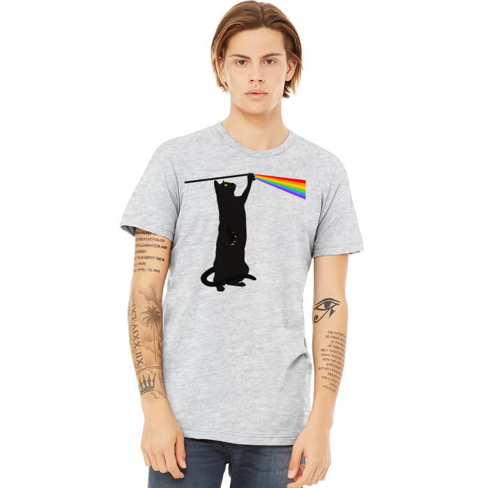 Funny Dark Side Of The Cat Premium T-Shirt