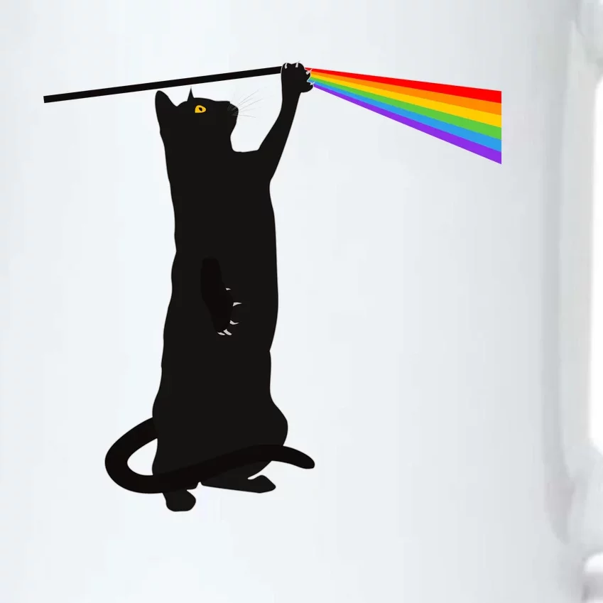 Funny Dark Side Of The Cat Black Color Changing Mug