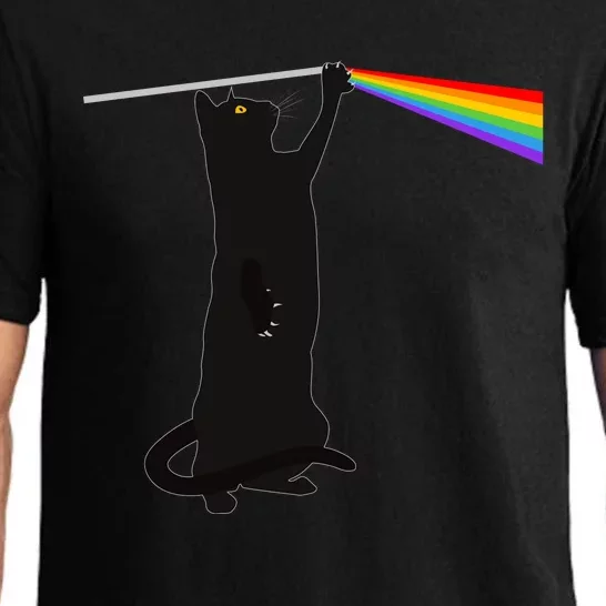 Funny Dark Side Of The Cat Pajama Set