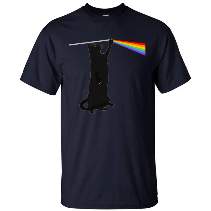 Funny Dark Side Of The Cat Tall T-Shirt