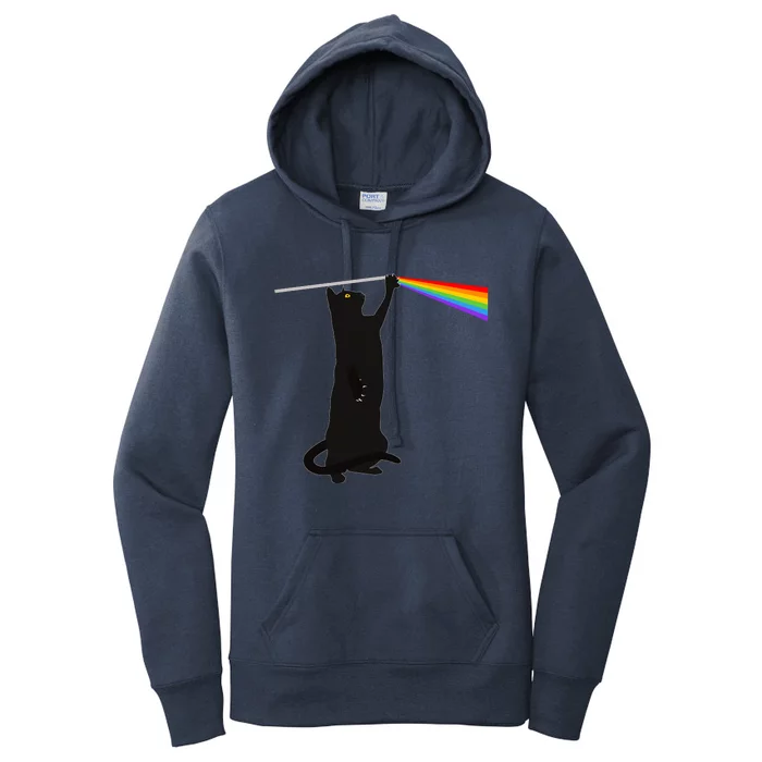 Funny Dark Side Of The Cat Women's Pullover Hoodie