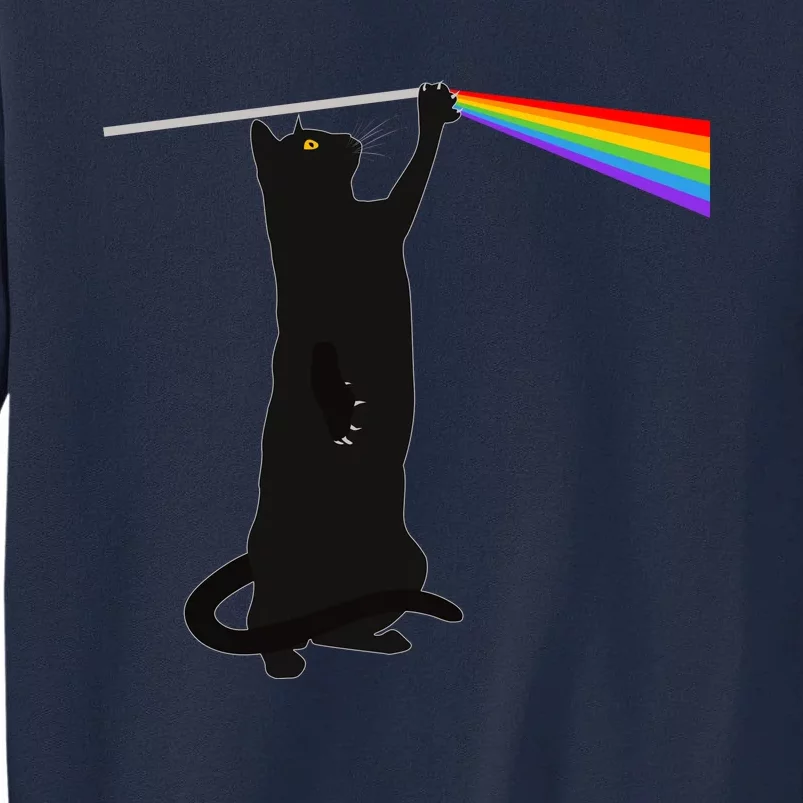 Funny Dark Side Of The Cat Tall Sweatshirt