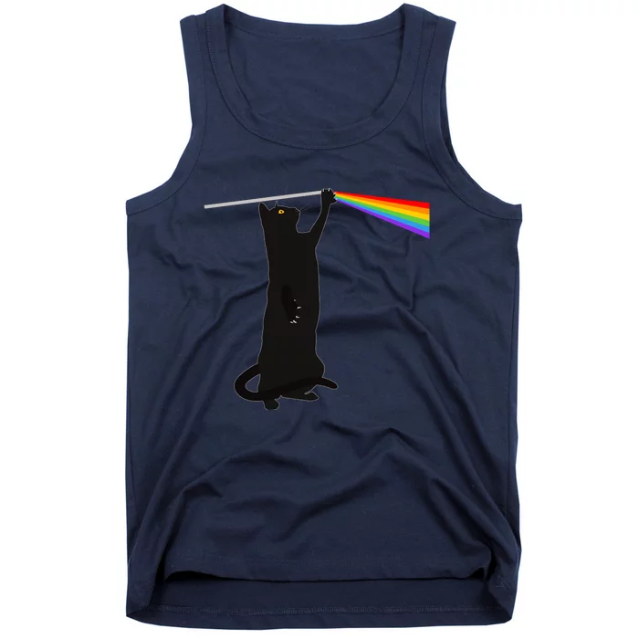 Funny Dark Side Of The Cat Tank Top