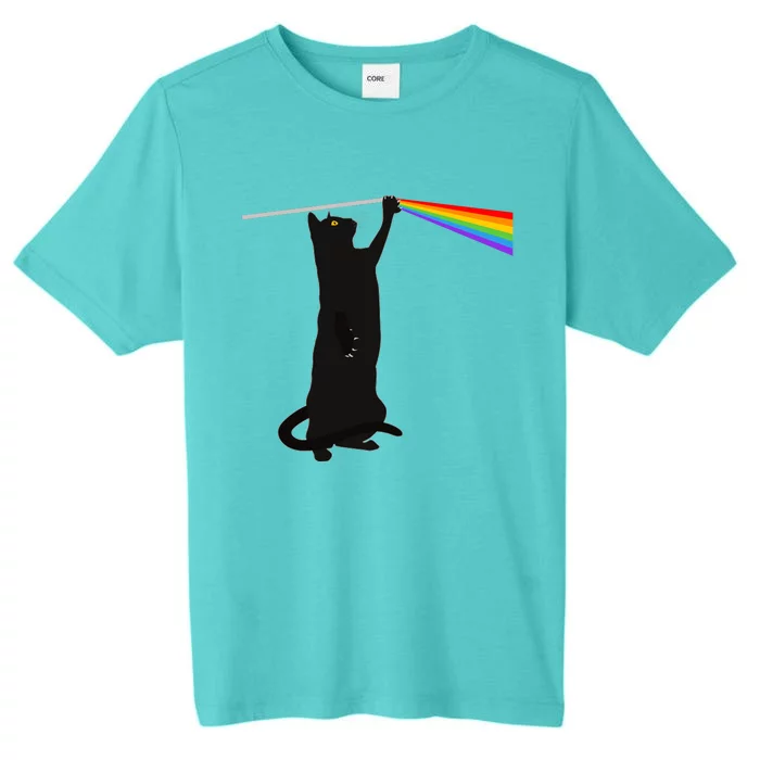 Funny Dark Side Of The Cat ChromaSoft Performance T-Shirt