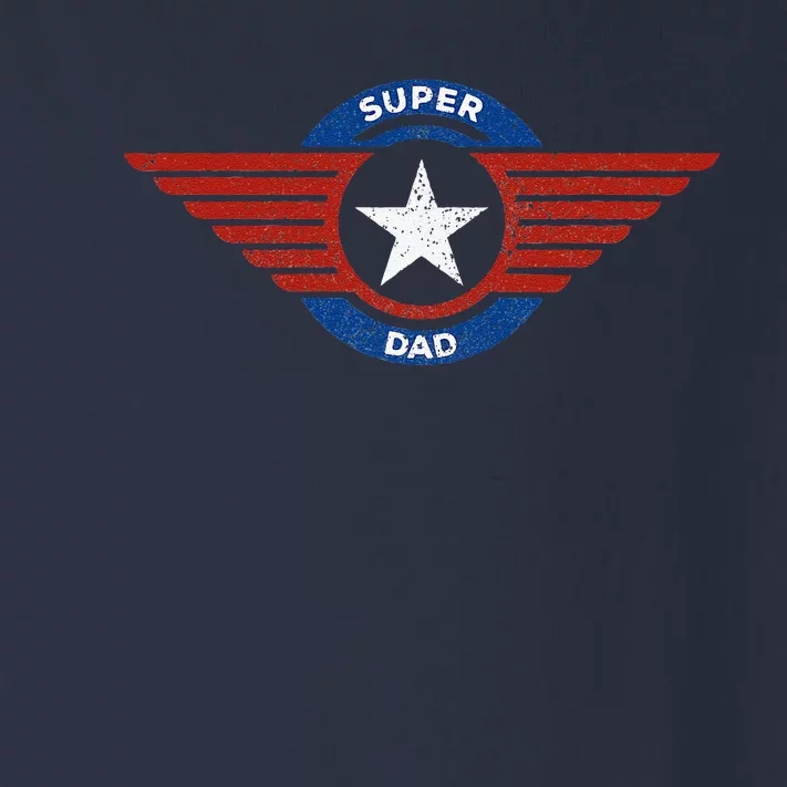 Fathers Day Super Hero Dad Father And Protector Toddler Long Sleeve Shirt