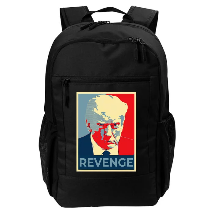 Free Donald Trump Mug Shot Republican Revenge MAGA 2024 Daily Commute Backpack