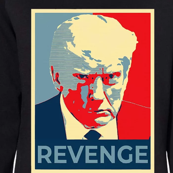 Free Donald Trump Mug Shot Republican Revenge MAGA 2024 Womens California Wash Sweatshirt