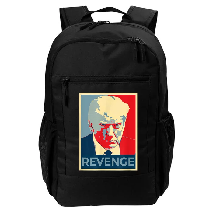 Free Donald Trump Mug Shot Republican Revenge MAGA 2024 Daily Commute Backpack