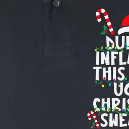 Funny Due To Inflation Ugly Christmas Sweaters For Softstyle Adult Sport Polo