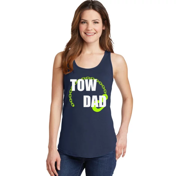 Father Day Tow Truck Driver Gift For Dad Ladies Essential Tank